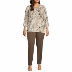Brand new 😉 Investments Plus Size The PARK AVE Fit Pull-On Straight Leg Pants Fossil 🥰 -Investments Shop unnamed file 47