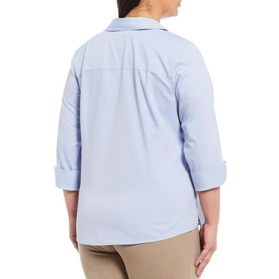 Best reviews of ๐ Investments Plus Size Taylor Gold Label Non-Iron Point Collar 3/4 Flip Cuff Sleeve Button Front ๐ Shirt Red โจ 2 Best reviews of ๐ Investments Plus Size Taylor Gold Label Non-Iron Point Collar 3/4 Flip Cuff Sleeve Button Front ๐ Shirt Red โจ - Image 2