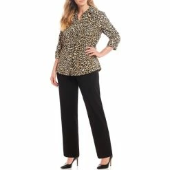 Brand new 😉 Investments Plus Size The PARK AVE Fit Pull-On Straight Leg Pants Fossil 🥰 -Investments Shop unnamed file 50