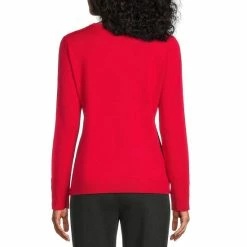 Best reviews of 🎁 Investments Petite Size Crew Neck Long Button Sleeve Sweater Mellow Rose 🥰 -Investments Shop unnamed file 505