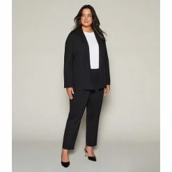 Best Sale 😍 Investments Plus Size Signature Ponte Ankle Pull-On Pants Blue Depths 🧨 -Investments Shop unnamed file 556