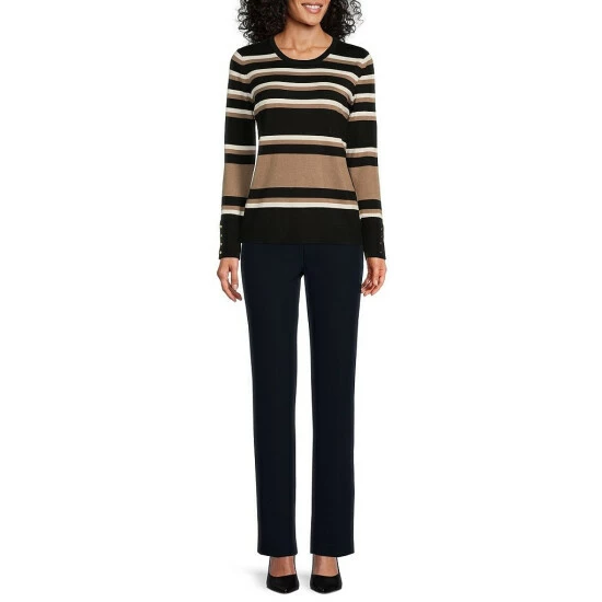 Coupon ๐ Investments Bold Stripe Crew Neck Long Button Cuff Sleeve Sweater Surf The Web Stripe ๐ 6 Coupon ๐ Investments Bold Stripe Crew Neck Long Button Cuff Sleeve Sweater Surf The Web Stripe ๐ - Image 6