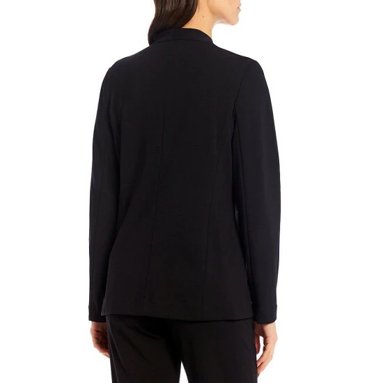 Discount ๐ Investments Signature Ponte Long Sleeve Open Front Jacket Black ๐ 2 Discount ๐ Investments Signature Ponte Long Sleeve Open Front Jacket Black ๐ - Image 2