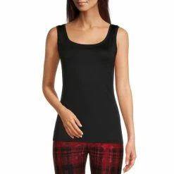 Best deal 🎉 Slim Factor By Investments Scoop Neck Sleeveless Lexi Tank Top White 🤩