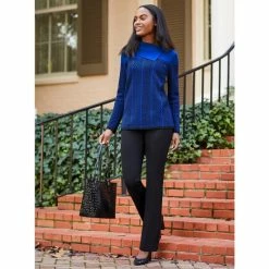 Cheap 🛒 Investments Petite Size Signature High Rise Ponte Slim Leg Pull-On Pants Black 💯 -Investments Shop unnamed file 629