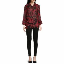 Coupon โญ Slim Factor By Investments Paisley Floral Print Ruffle Sleeve Button Front Blouse ๐ 5 Coupon โญ Slim Factor By Investments Paisley Floral Print Ruffle Sleeve Button Front Blouse ๐ -Investments Shop unnamed file 640