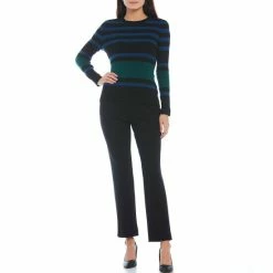 Cheap 😀 Investments Signature Ponte Slim Leg High Rise Pull-On Pants Black 😉 -Investments Shop unnamed file 649