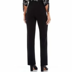 Top 10 👏 Slim Factor By Investments Ponte Knit No Waist Slim Straight Pants Black 🎉 -Investments Shop unnamed file 69