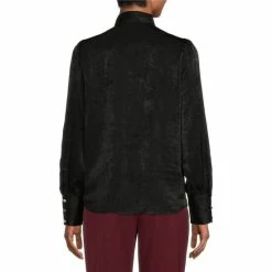 Flash Sale 🤩 Investments Long Sleeve Bow Tie Detail Y-Neck Button Front Top Gilded Beige 🎉 -Investments Shop unnamed file 738