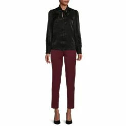 Flash Sale 🤩 Investments Long Sleeve Bow Tie Detail Y-Neck Button Front Top Gilded Beige 🎉 -Investments Shop unnamed file 739