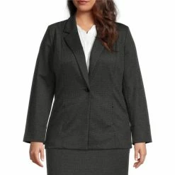 Best Sale ๐ฅฐ Investments Plus Size Signature Ponte Black White Tweed Print Long Sleeve One Button Coordinating Blazer ๐ 8 Best Sale ๐ฅฐ Investments Plus Size Signature Ponte Black White Tweed Print Long Sleeve One Button Coordinating Blazer ๐ -Investments Shop unnamed file 766