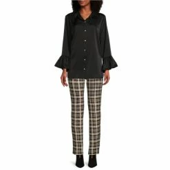 Deals 😉 Slim Factor By Investments Plaid Print No Waist Slim Straight Ponte Knit Pants Spring Plaid 👍 5 Deals 😉 Slim Factor By Investments Plaid Print No Waist Slim Straight Ponte Knit Pants Spring Plaid 👍 -Investments Shop unnamed file 790