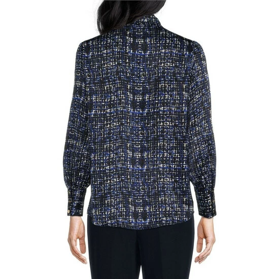 Best reviews of โค๏ธ Investments Petite Size Plaid Texture Long Sleeve Tie Detail Y-Neck Button Front Top ๐ 2 Best reviews of โค๏ธ Investments Petite Size Plaid Texture Long Sleeve Tie Detail Y-Neck Button Front Top ๐ - Image 2