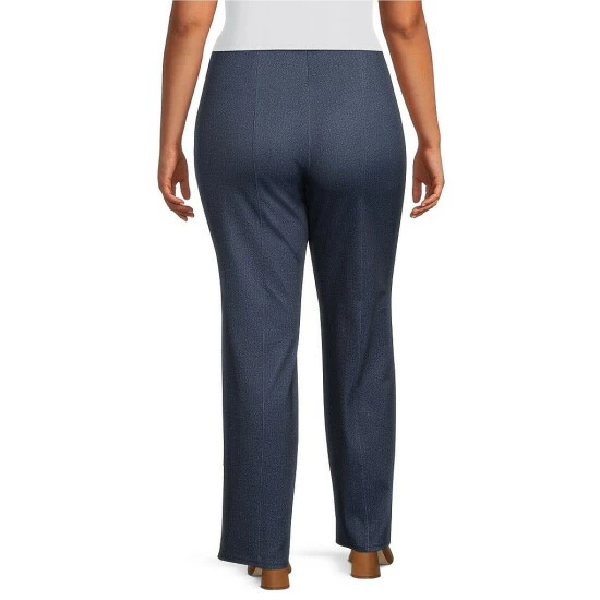 Best Pirce โญ Slim Factor By Investments Plus Size Ponte Knit No Waist Slim Fit Pants Indigo ๐ 2 Best Pirce โญ Slim Factor By Investments Plus Size Ponte Knit No Waist Slim Fit Pants Indigo ๐ - Image 2