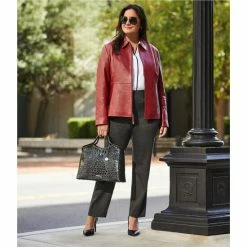 Cheapest 😍 Investments Plus Size Signature Ponte Black And White Tweed Slim Leg High Rise Pull-On Pants Black White Tweed 🛒 -Investments Shop unnamed file 962