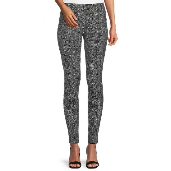 Wholesale ๐งจ Slim Factor By Investments Ponte Knit Printed Skinny Leg Pull-On Ankle Pants Black White ๐ 1 Wholesale ๐งจ Slim Factor By Investments Ponte Knit Printed Skinny Leg Pull-On Ankle Pants Black White ๐